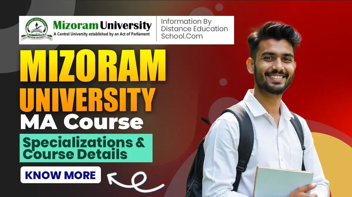 Mizoram University MA Course Specialization & Course details