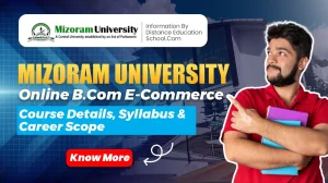 Mizoram University Online B.com E- Commerce Course Details Syllabus Career Scope