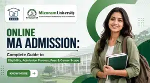 Online MA Admission Mizoram University